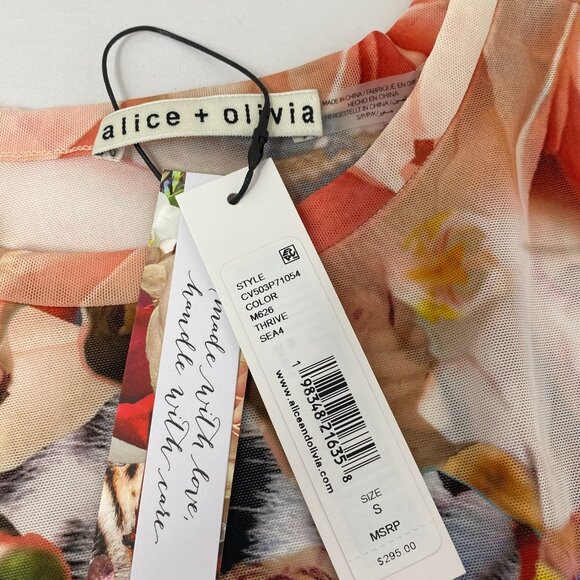 Alice + Olivia Kelly Dabbah Delaina Top Small NWT $295 - Picture 7 of 10